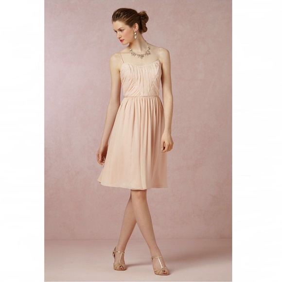Anthropologie Dresses Bhldn Hitherto Giselle Blush Pink Dress